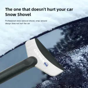Stainless Steel Snow Shovel for Vehicles 14 S9d9f534641f14cc2a8a1ea4b216c9b62I