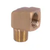 Brass 90° Elbow Fitting for Pipes (1/8"-1/2")
