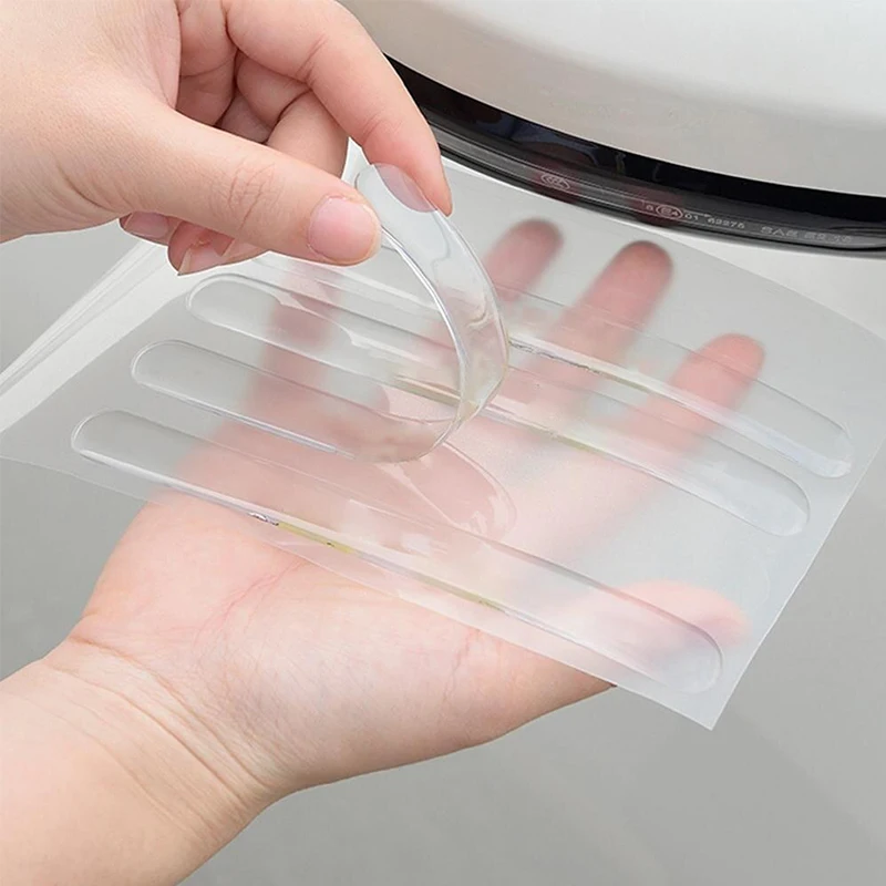 Transparent Car Edge & Mirror Protection Strips Set 6 Transparent Car Edge & Mirror Protection Strips Set - Image 6