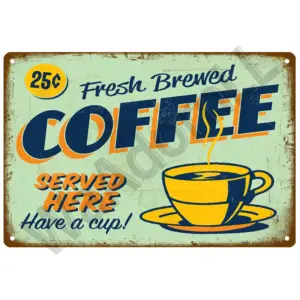 Coffee Themed Tin Sign Collection 20x30 cm 38 S9e9bbcff743d4016a615d6e3debd7e19Y
