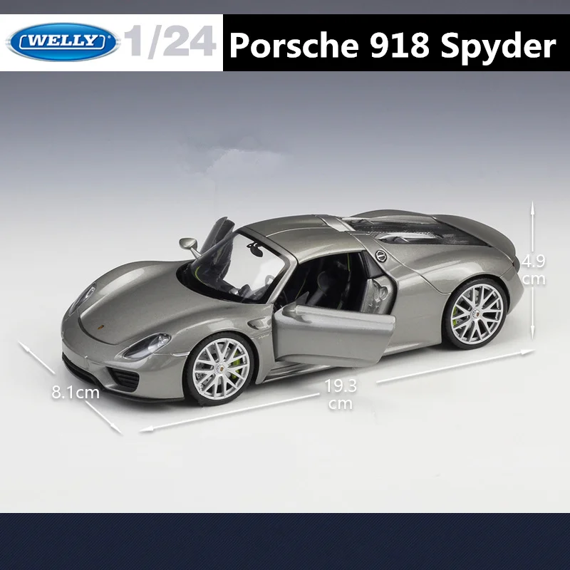 Porsche 918 Spyder Diecast Model 1:24 Scale 4 Porsche 918 Spyder Diecast Model 1:24 Scale - Image 4