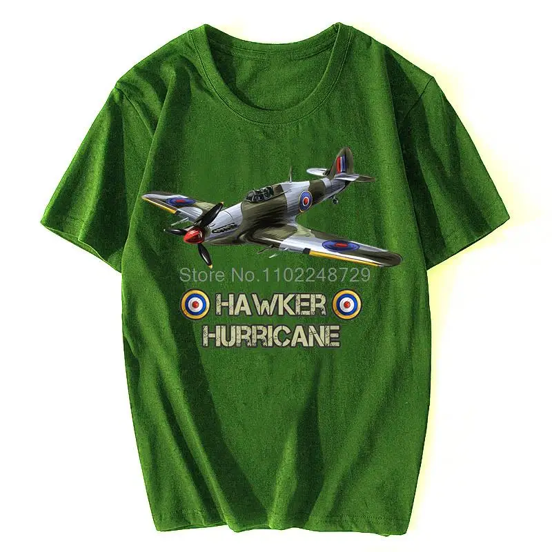 Vintage Military Hawker Hurricane T-Shirt for Men 6 Vintage Military Hawker Hurricane T-Shirt for Men - Image 6