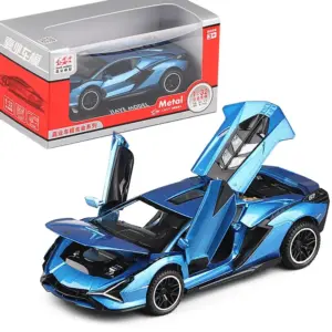 1:32 Scale Vibrant Blue SIAN Sports Car Model 27 Sa02029b8747547d896304437afea6dbaZ