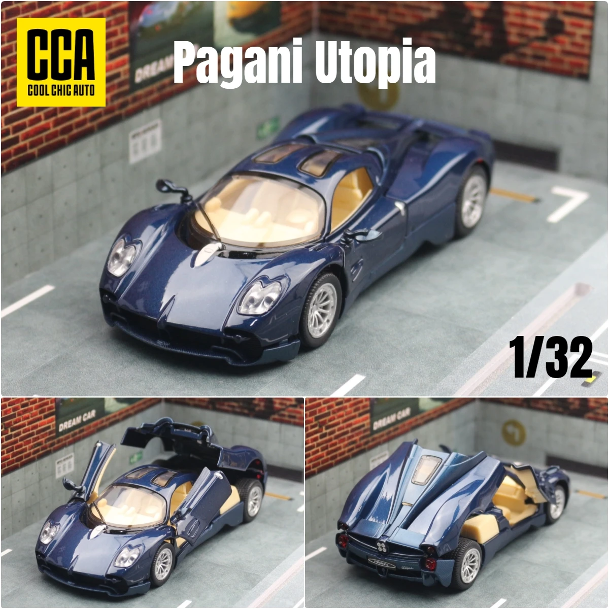 Pagani Utopia 1/32 Diecast Model Car 10 Pagani Utopia 1/32 Diecast Model Car - Image 10