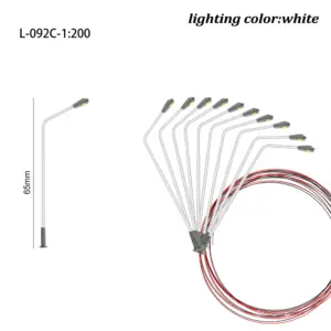 Miniature LED Street Lamps Set for Models 23 Sa03cbc4342d249c68becbc2f4f4eade3U 2