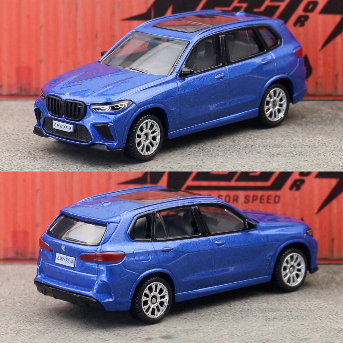 BMW X5M 1:64 Scale Diecast Model in Blue or Red 5 BMW X5M 1:64 Scale Diecast Model in Blue or Red - Image 5