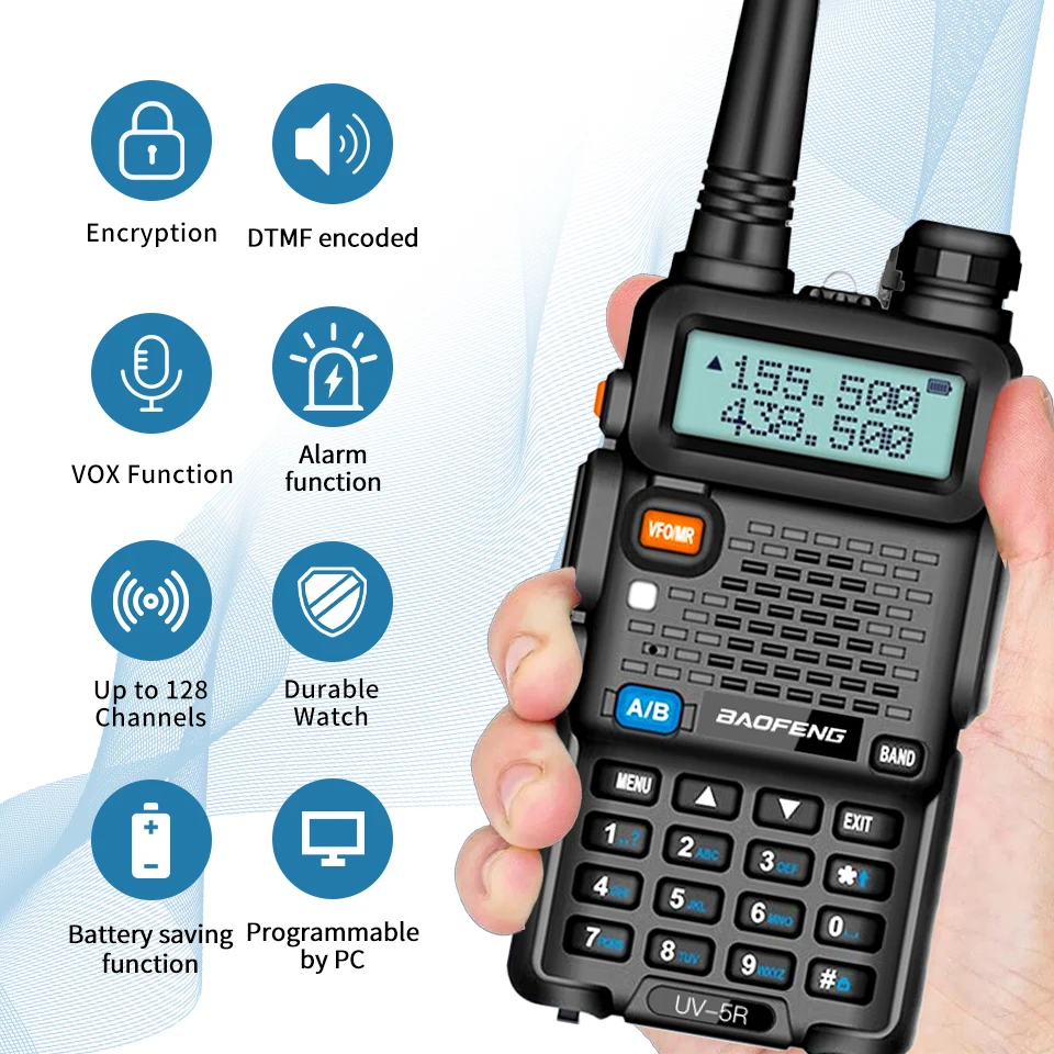 Baofeng UV-5R Dual-Band Walkie-Talkie 2 Baofeng UV-5R Dual-Band Walkie-Talkie - Image 2