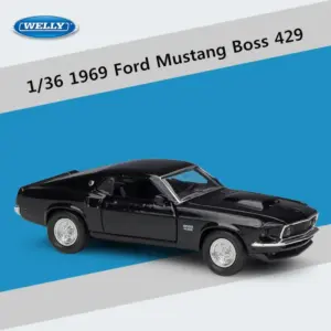 1969 Mustang Boss 429 Diecast Model Black 7 Sa0d1e0a30b9447d8a8bd999fb20b6d6bY