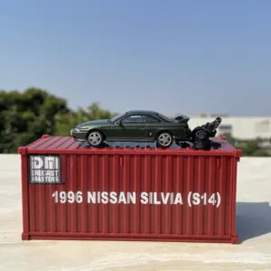 Red Diecast Nissan Silvia S14 Model 1:64 Scale 9 Sa10695a8bdad43dbbcc7215f9ccc140aF
