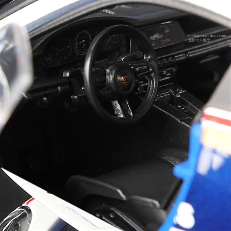 Blue Porsche 911 Rally Diecast Model 1:24 Scale 6 Blue Porsche 911 Rally Diecast Model 1:24 Scale - Image 6