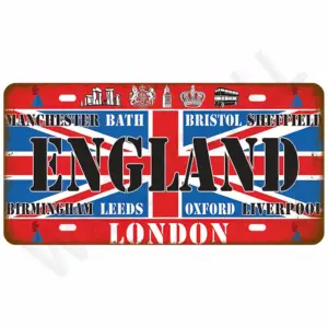 Retro Metal Sign Wall Art 15 x 30 cm 62 Sa10f4efa8828426b90c99f0a08e63a9fA