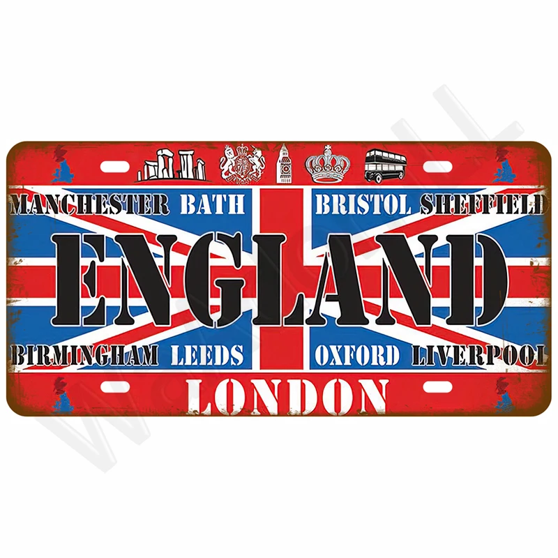 Retro Metal Sign Wall Art 15 x 30 cm 29 Retro Metal Sign Wall Art 15 x 30 cm - Image 29