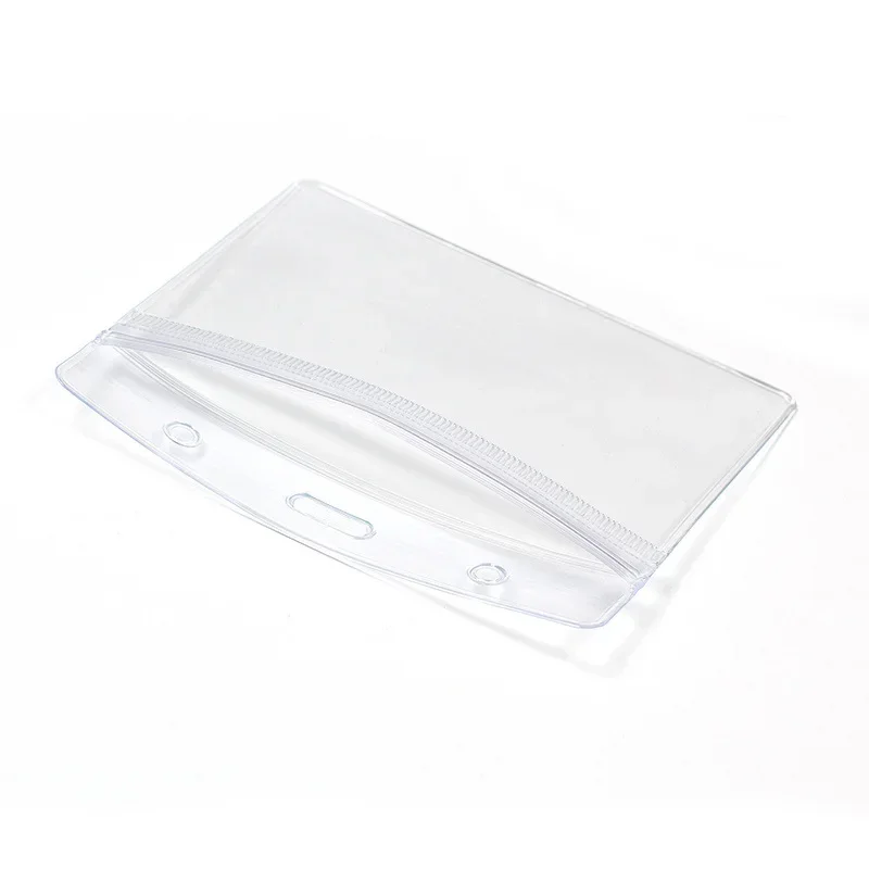 Black PVC ID Lanyards with Badge Holders Set 3 Black PVC ID Lanyards with Badge Holders Set - Image 3