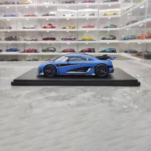 Vibrant Blue 1/18 Resin Racing Car Model 9 Sa199aff43f164bfbb34356373aa2649ac
