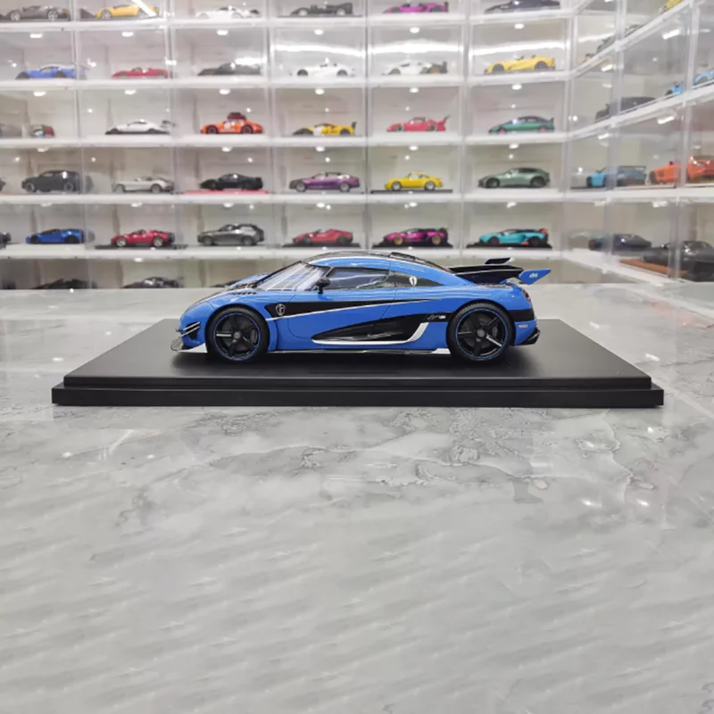 Vibrant Blue 1/18 Resin Racing Car Model 4 Vibrant Blue 1/18 Resin Racing Car Model - Image 4