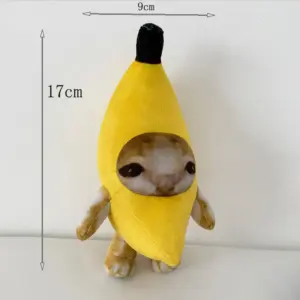 17cm Plush Banana Cat Doll Pendant Keychain 7 Sa1dfa53a6bc54bd1903acd6c59081c62r