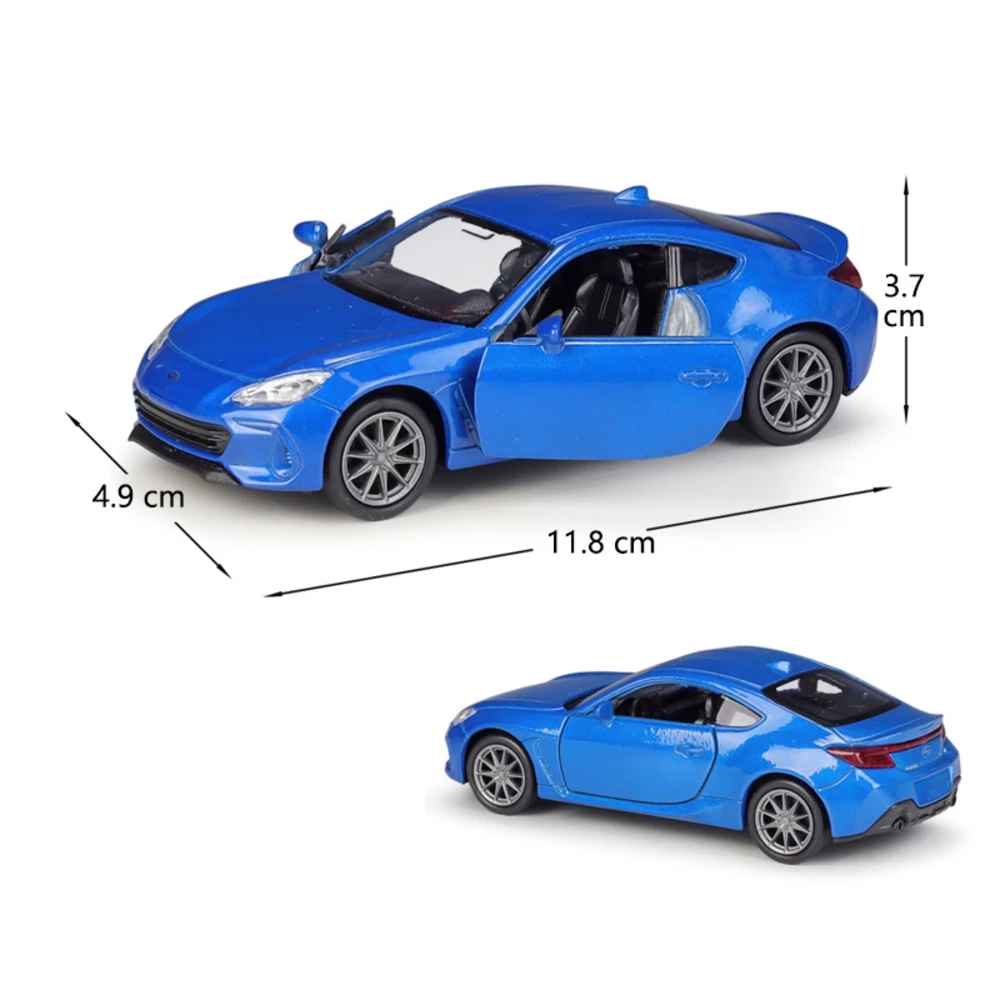 Blue Subaru BRZ Super Sport Diecast Model 1:36 Scale 3 Blue Subaru BRZ Super Sport Diecast Model 1:36 Scale - Image 3