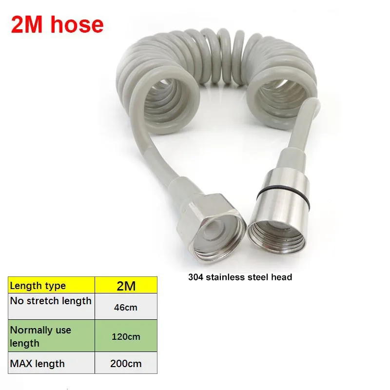 Flexible Shower Hose 1.5m-5m Stainless Steel 8 Flexible Shower Hose 1.5m-5m Stainless Steel - Image 8