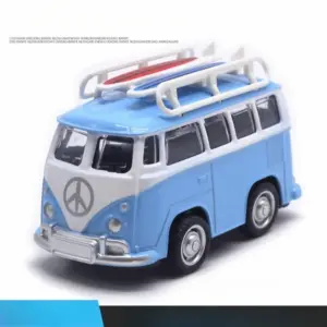 Diecast Alloy Cartoon Travel Bus Model 21 Sa403d7c9510a4fa0a99cc32b42a7989fc