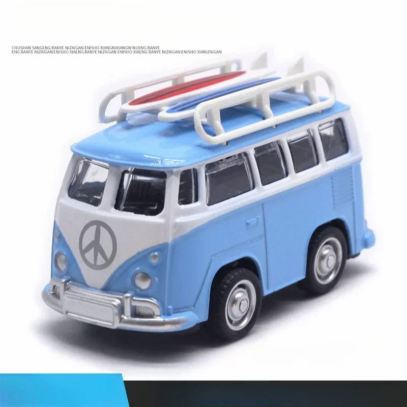 Diecast Alloy Cartoon Travel Bus Model 11 Diecast Alloy Cartoon Travel Bus Model - Image 11