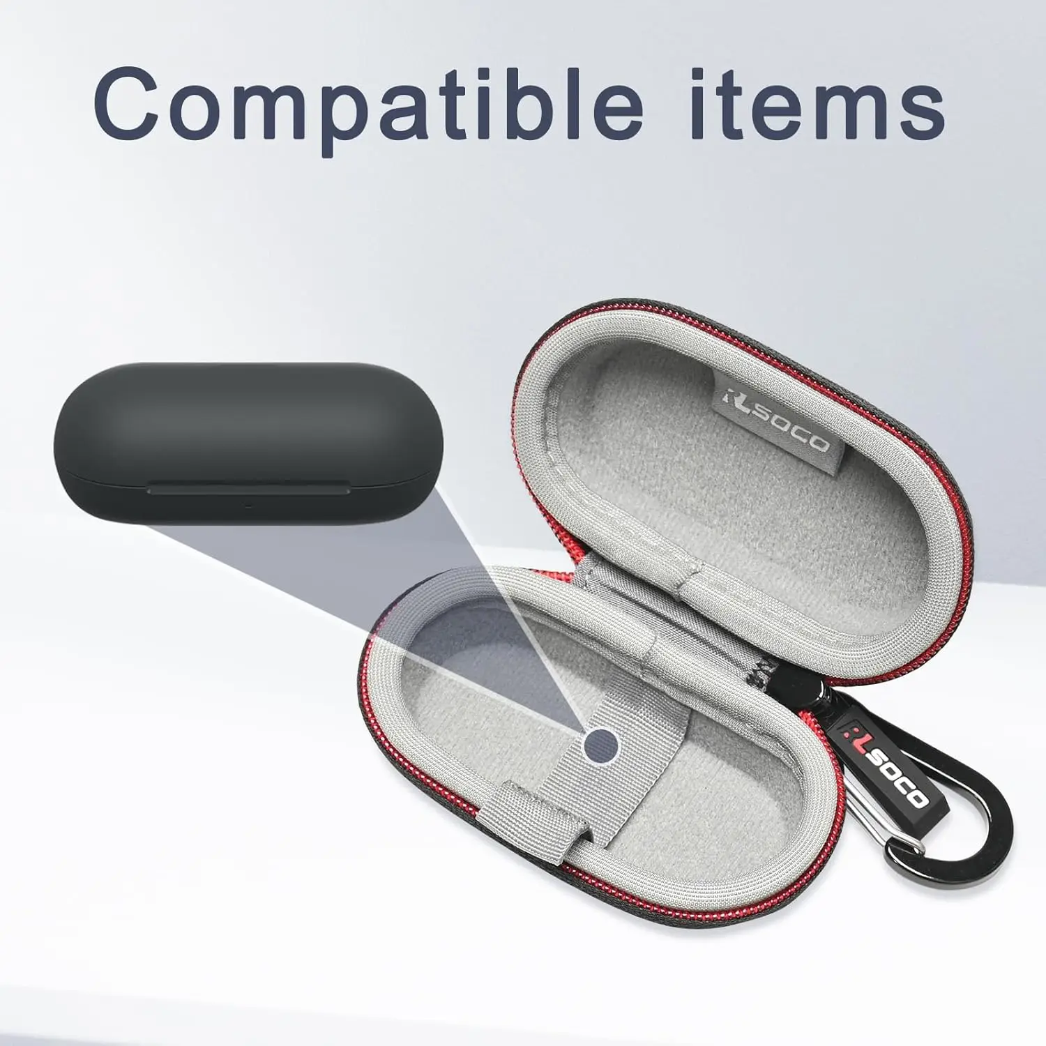 Sony Earbud Protective Case for WF-C500, WF-SP900, WF-XB700 3 Sony Earbud Protective Case for WF-C500, WF-SP900, WF-XB700 - Image 3