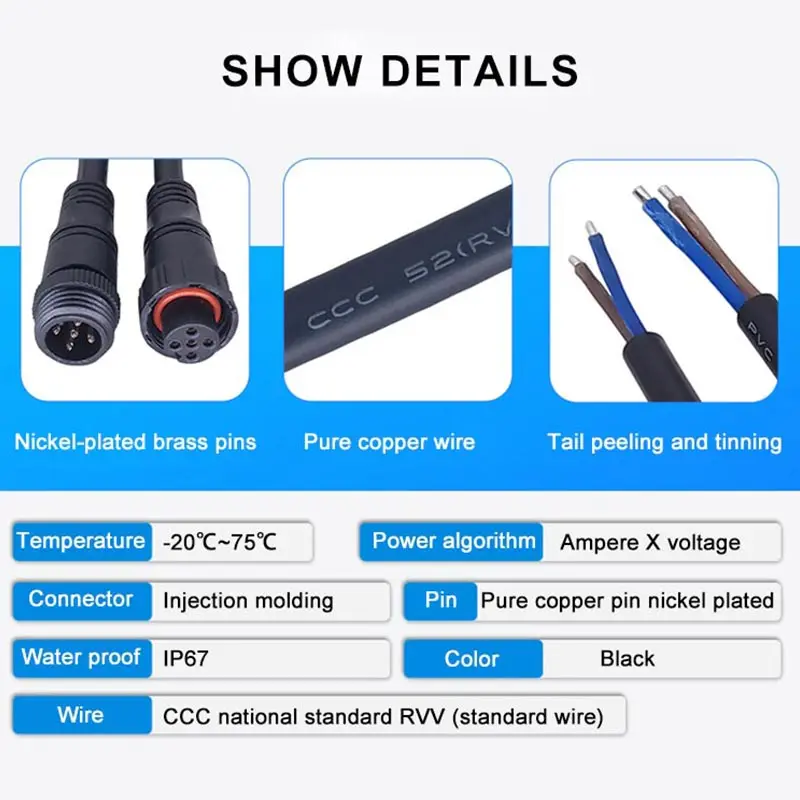 M16 Waterproof Circular Connectors (2-5 Pin) 3 M16 Waterproof Circular Connectors (2-5 Pin) - Image 3