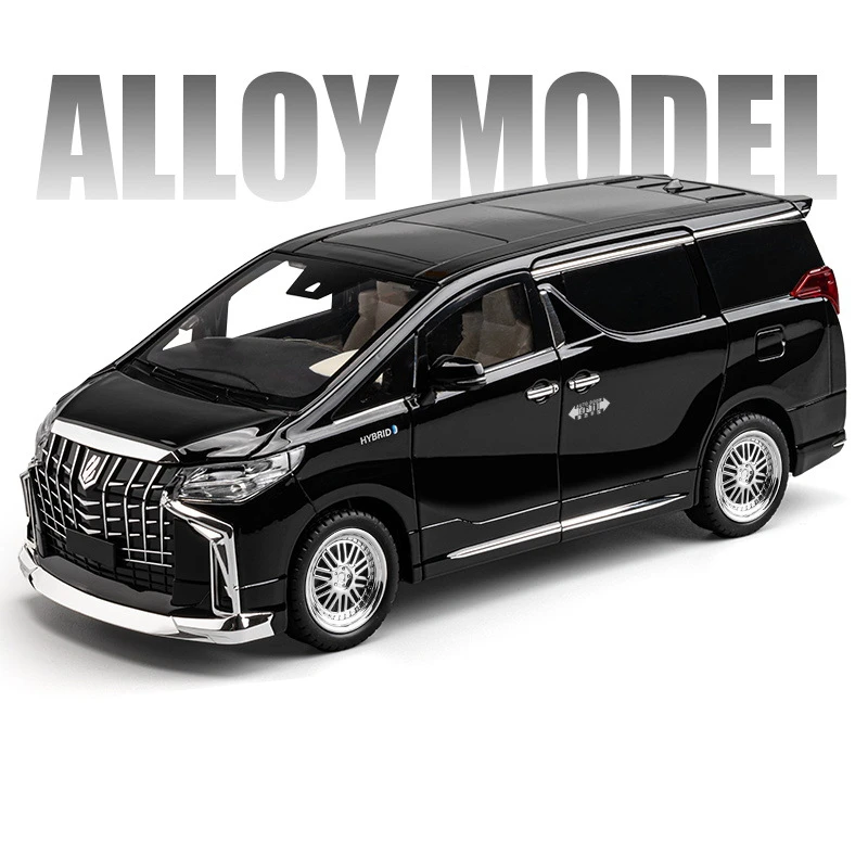 1:18 Toyota Alphard Diecast Model in Black 8 1:18 Toyota Alphard Diecast Model in Black - Image 8