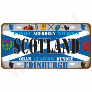 Retro Metal Sign Wall Art 15 x 30 cm 50 Sa592b5ca240a423ebdea8bd075cd6d87A