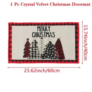 Festive Santa Christmas Door Mat 30x20x5 cm 37 Sa59ac69a84d14dac8bfb021a59000545F