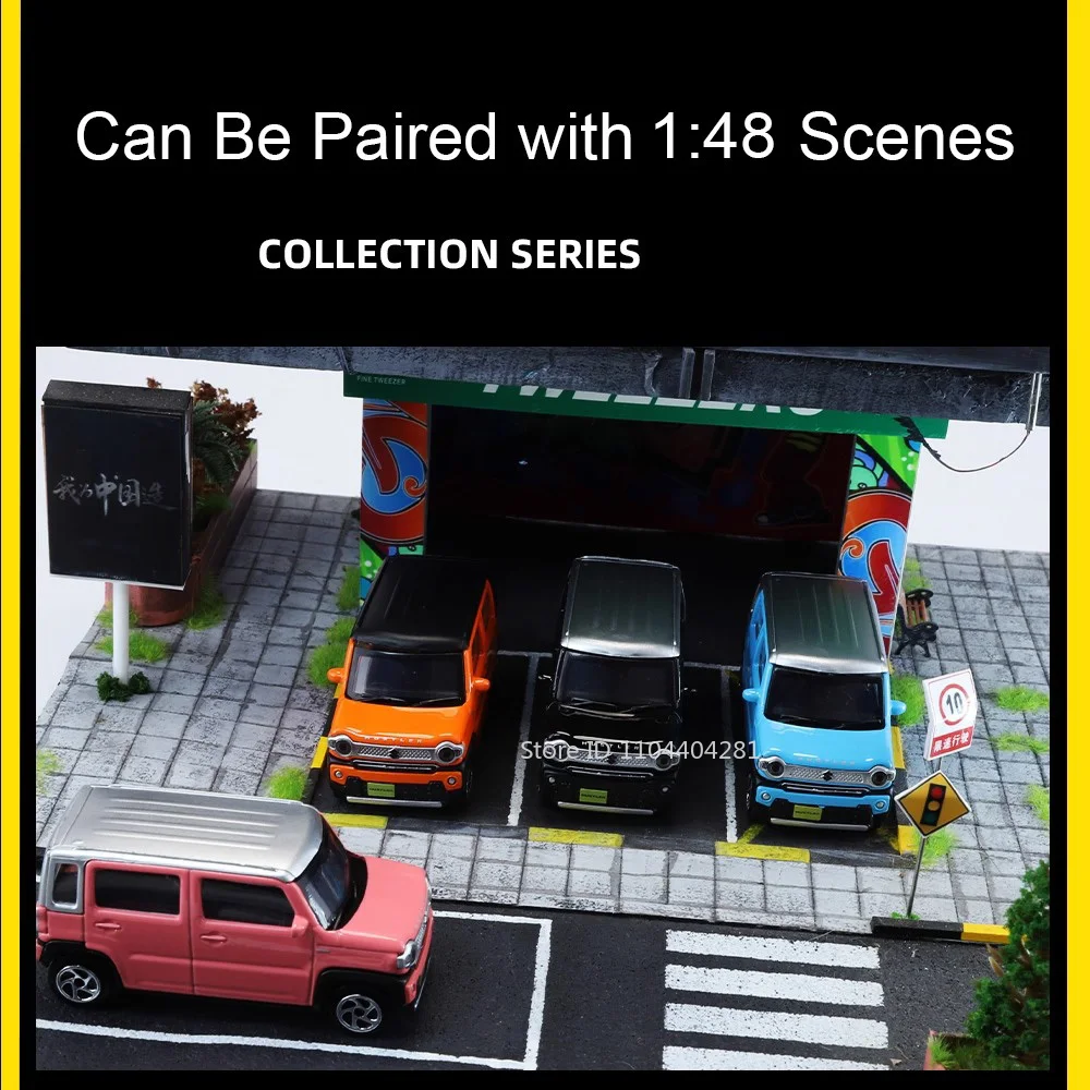 Blue Suzuki Hustler Miniature Model 1:48 Scale 6 Blue Suzuki Hustler Miniature Model 1:48 Scale - Image 6