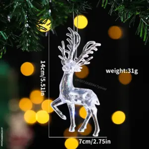 Elegant Christmas Acrylic Ornaments Set for Holiday Decor 17 Sa62815c61ba842a5ba19057b5b4224a4w 2