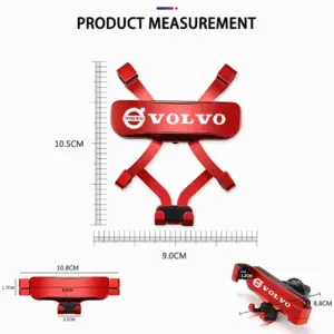 Red Finish Car Phone Holder with 360° Rotation 14 Sa68a54d4915046d997f7ef39a6090d7bg