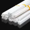 White ABS Plastic Round Tube Set - 20 pcs