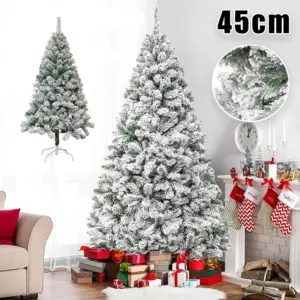 Frosted Snowy Flocked Christmas Tree 45cm 10 Sa69f34fe483b43e2a2d360eebc80f78eU
