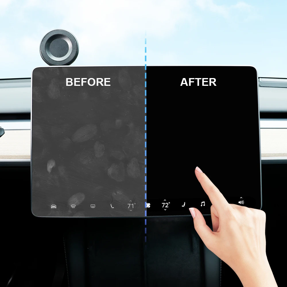 Tesla Model 3/Y HD Matte Tempered Glass Screen Protector 2 Tesla Model 3/Y HD Matte Tempered Glass Screen Protector - Image 2