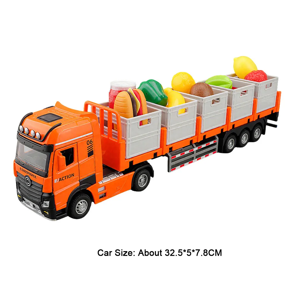 1:32 Alloy Freight Transport Truck Model 7 1:32 Alloy Freight Transport Truck Model - Image 7