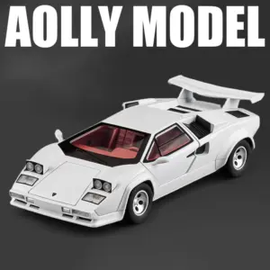 White Lamborghini LP500S Scale Model 15 Sa782fab06d4a48b480969bef4a64c966p