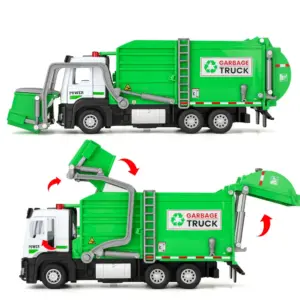 1/32 Scale Garbage Truck Model for Collectors 11 Sa7d78708aff94e57af4fe7debe1fa9e0p