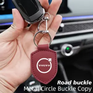 Premium Leather Car Keychain in 4 Colors 14 Sa815550340734b439f5b34a31f4cb6a1L
