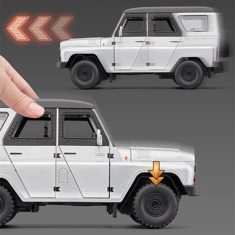 1/18 UAZ Hunter Diecast Model SUV 6 1/18 UAZ Hunter Diecast Model SUV - Image 6