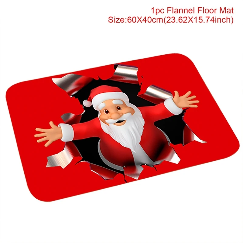 Festive Santa Christmas Door Mat 30x20x5 cm 16 Festive Santa Christmas Door Mat 30x20x5 cm - Image 16