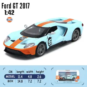 Ford GT 2017 Diecast Model in Blue and Orange 11 Sa89a607f56e2448dbdf0864fccbd9b57h