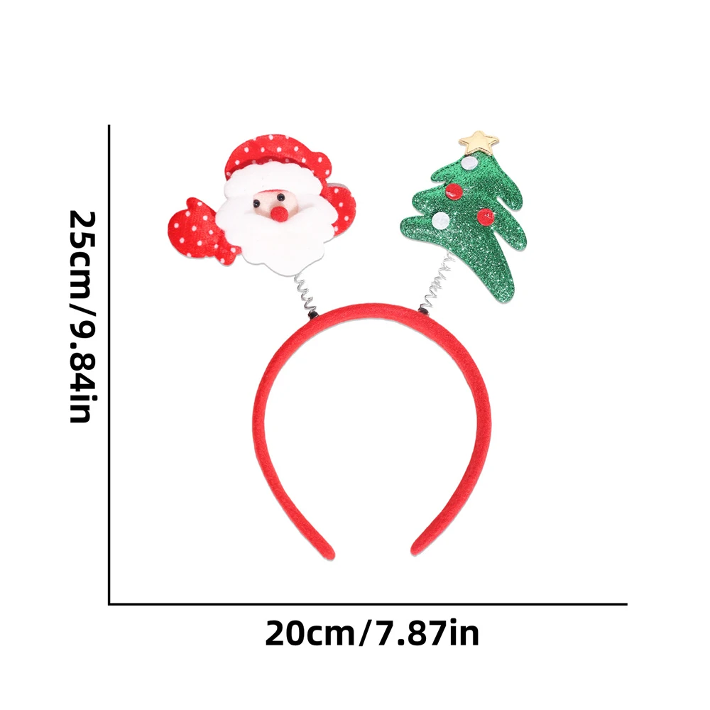 Festive Christmas Headband with Plush Bow 7 Festive Christmas Headband with Plush Bow - Image 7