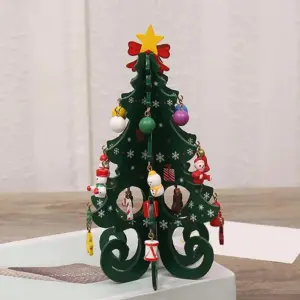DIY Wooden Christmas Tree Decor Set 12 Sa94c9194e89543e8ad87c23830a5553e8
