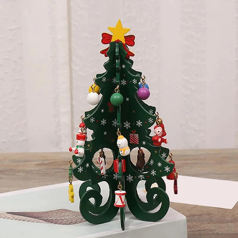 DIY Wooden Christmas Tree Decor Set 4 DIY Wooden Christmas Tree Decor Set - Image 4
