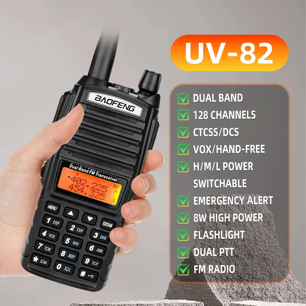 Baofeng UV-82 Dual-Band Walkie Talkie 4 Baofeng UV-82 Dual-Band Walkie Talkie - Image 4
