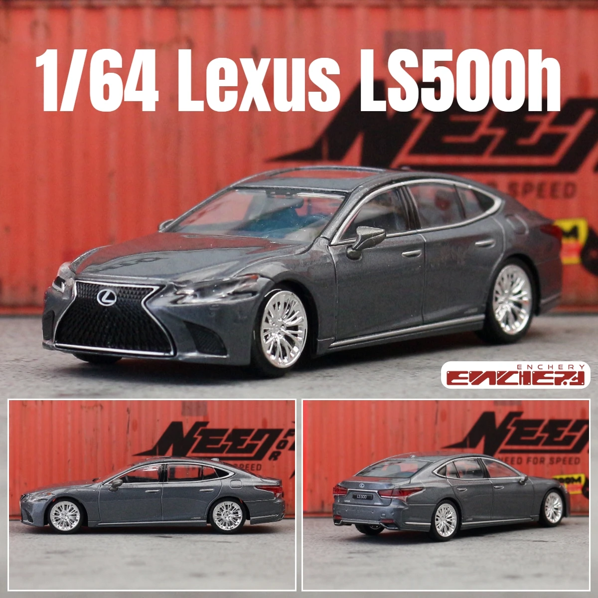 Lexus LS500h 1/64 Diecast Model in Black 7 Lexus LS500h 1/64 Diecast Model in Black - Image 7
