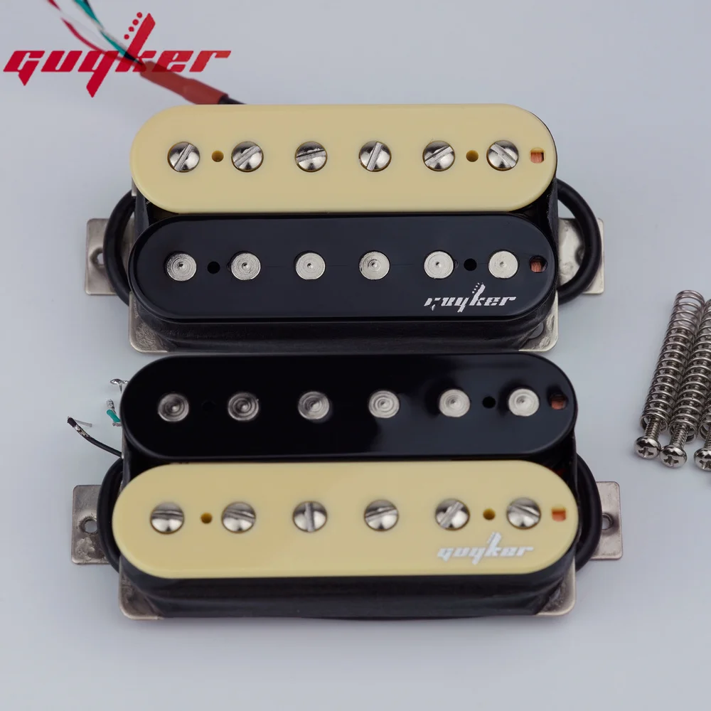 Black Ceramic Humbucker Pickup Set for Electric Guitars 3 Black Ceramic Humbucker Pickup Set for Electric Guitars - Image 3
