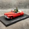 Vintage Red Convertible Car Model 1/43 Scale