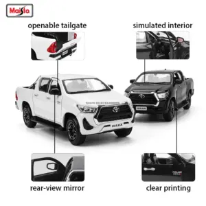 Toyota Hilux 1:27 Scale Model Car 9 Sab3f6e5eef474ee19506ec4a60c1646dR